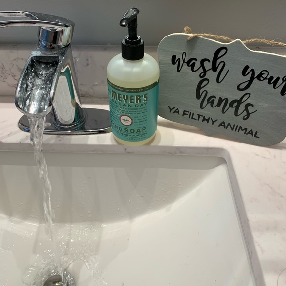 Other - Wash your hands ya filthy animal bathroom sign